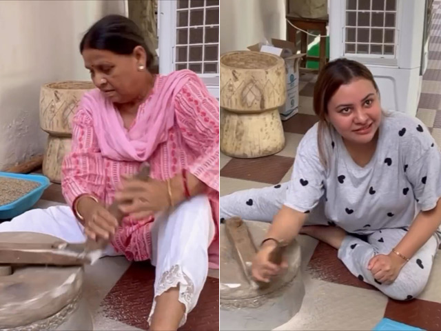 Tejashwi Yadav's Video Update On Mother-Wife Sharing Household Chores