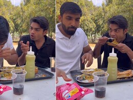 "So Relatable": Viral Video Shows Friends Discussing Healthy Diet While Eating Junk Food