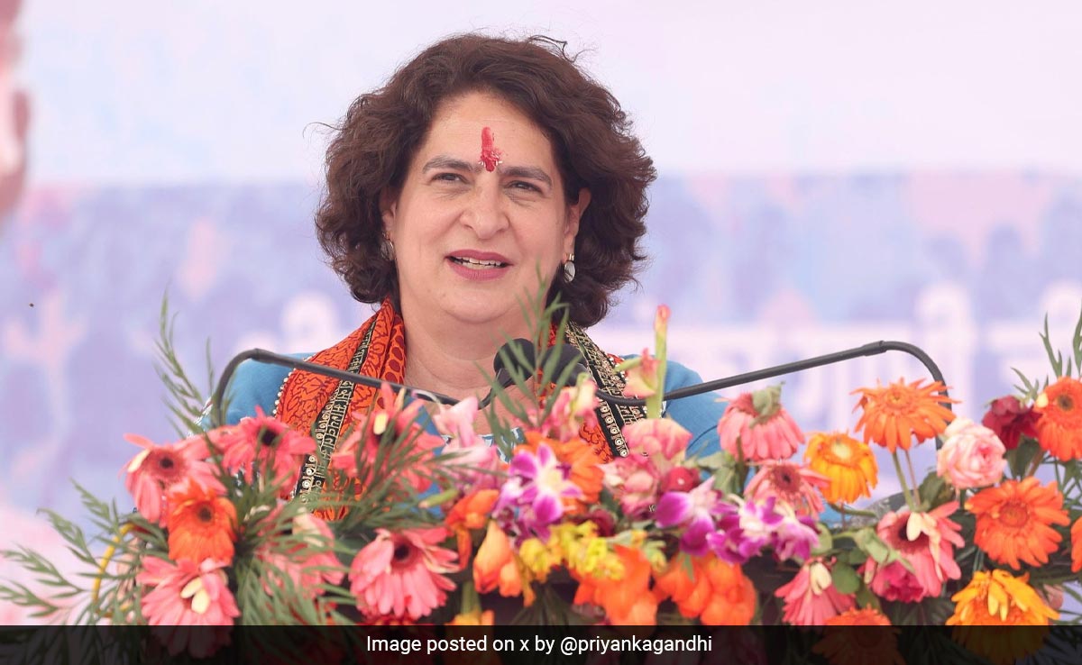 "शब्दों के बहकावे में नहीं आएं, इस बार परिवर्तन के लिए करें वोट" : प्रियंका गांधी