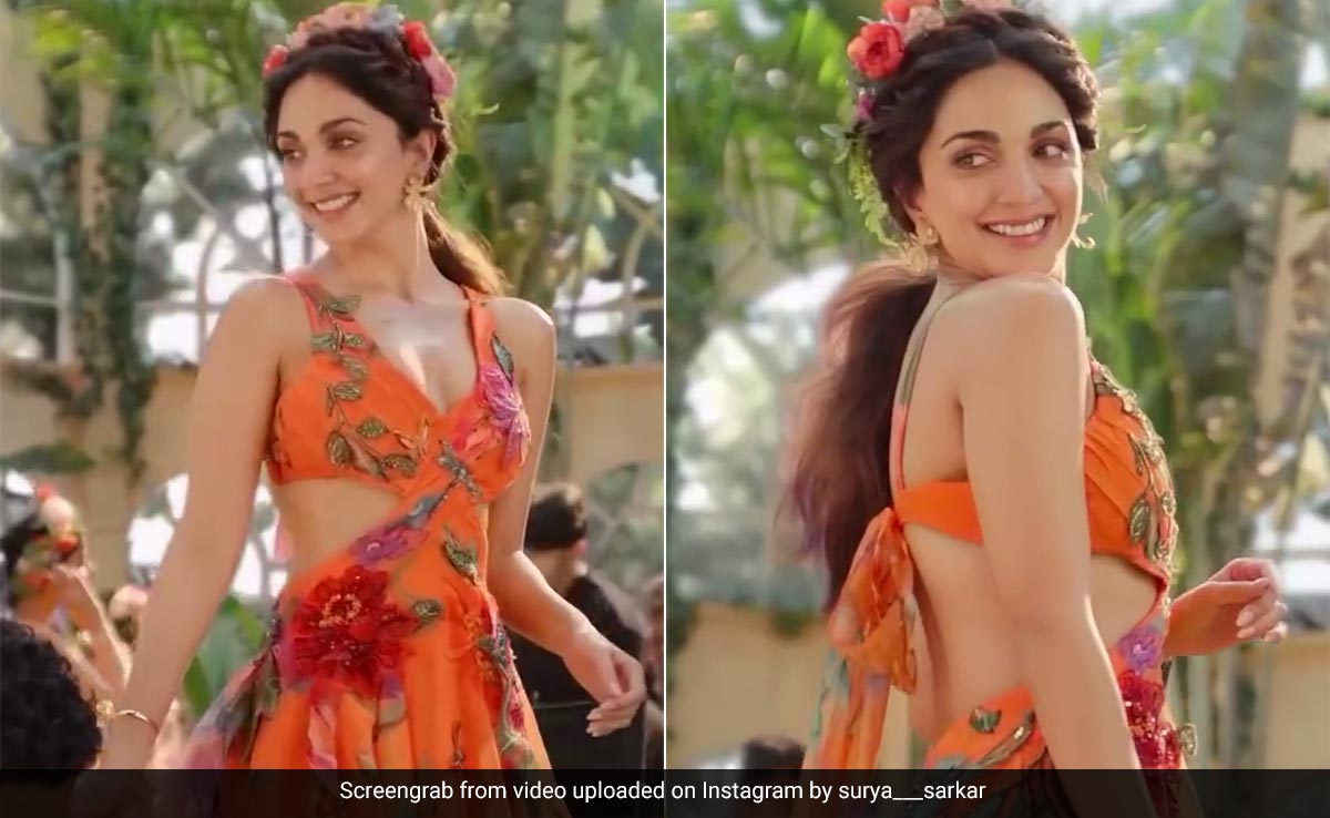 It's A Fresh Floral Feast For The Eyes Seeing Kiara Advani In A Flowy Gown