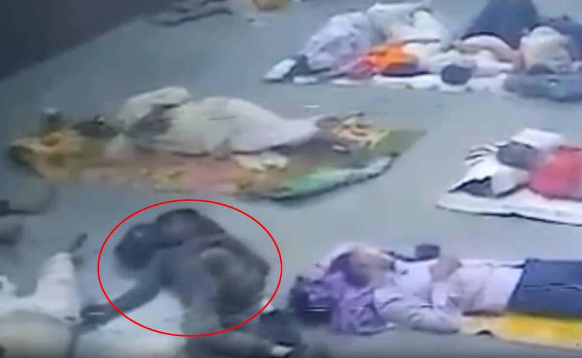 Lie Down, Steal, Repeat. Meet Mathura Station's 'Sleeping' Thief
