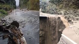 Highway Along China Border Washed Away After Massive Landslide In Arunachal