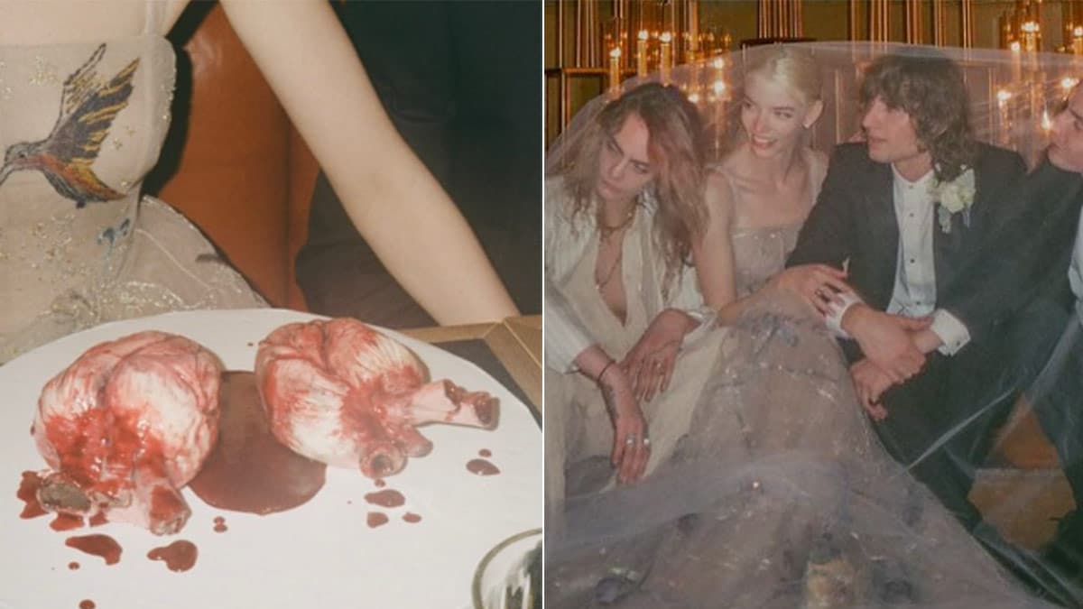 Anya Taylor-Joy's Secret Wedding Cake Is Both Scary And Romantic – See Pics