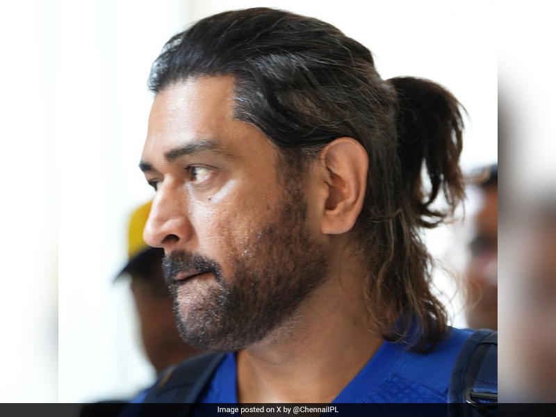 MS Dhoni Unveils 'Samurai' Hairstyle Ahead Of SRH Clash. Internet Explodes