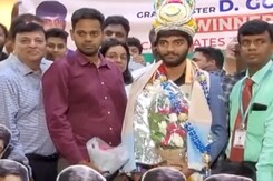 Chess Champion Gukesh D Receives Rousing Welcome At Chennai Airport Chess Champion Gukesh D Receives Rousing Welcome At Chennai Airport