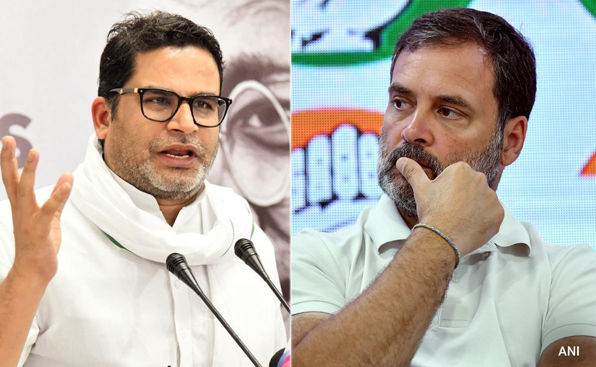 On Prashant Kishor's "Step Back" Advice To Rahul Gandhi, Congress Says...
