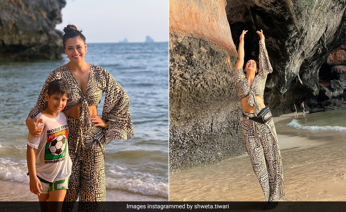 Not Swimwear But A Printed Co-Ord Set Makes Shweta Tiwari's Thai Holiday By The Beach Look More Inviting