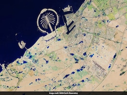 NASA Posts Pics Of Flooded UAE Areas After 6 Billion Cubic Metres Of Rain NASA Posts Pics Of Flooded UAE Areas After 6 Billion Cubic Metres Of Rain