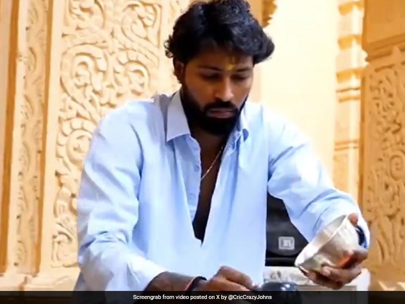 Watch: Under Fire Mumbai Indians Captain Hardik Pandya Offers Prayers At Somnath Temple