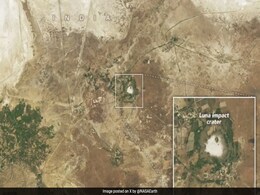 NASA Captures Luna Crater With "Signatures Of Meteorite Impact" In Gujarat NASA Captures Luna Crater With "Signatures Of Meteorite Impact" In Gujarat