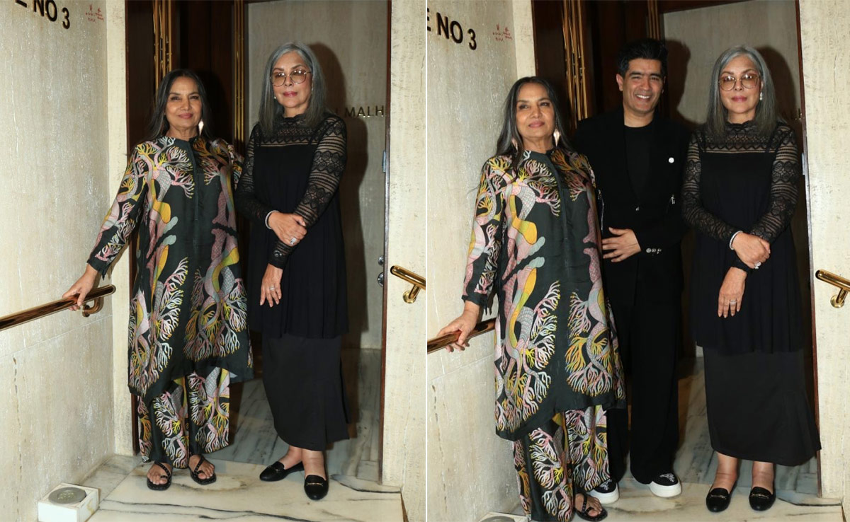 Zeenat Aman, Shabana Azmi And Others At <i>Bun Tikki</i> Wrap Party Hosted By Manish Malhotra