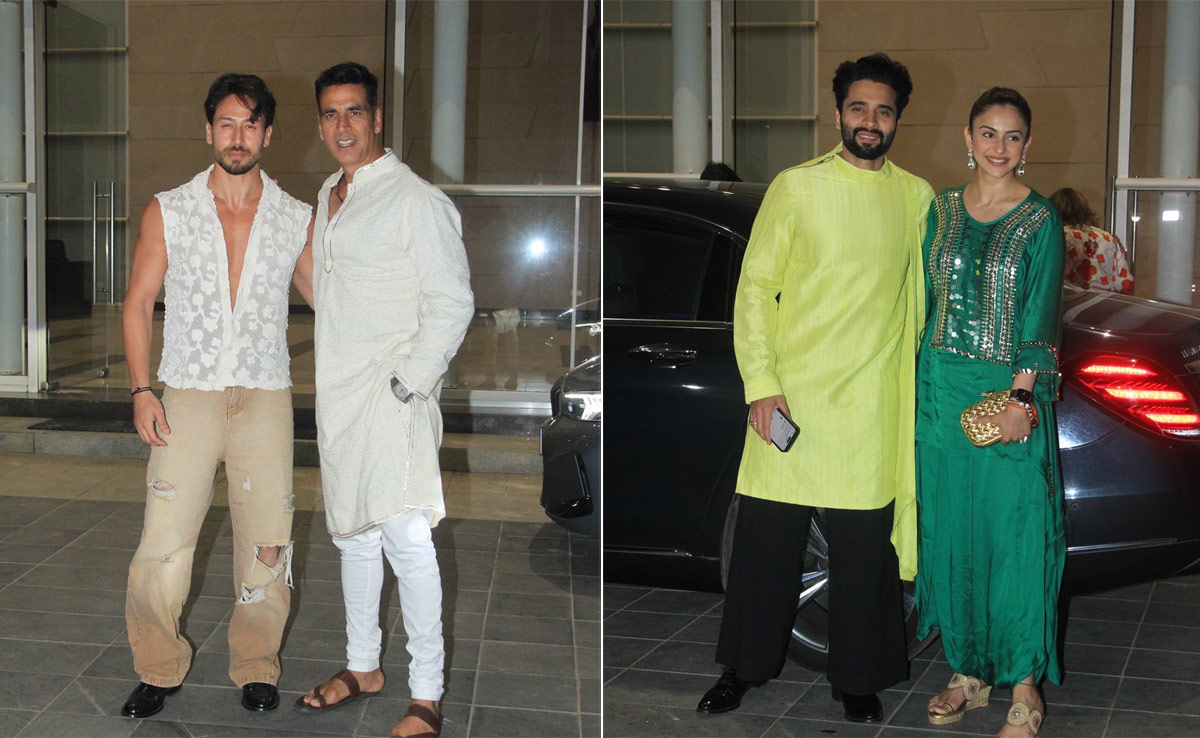 Akshay Kumar, Tiger Shroff And Team <i>Bade Miyan Chote Miyan</i> At Director Ali Abbas Zafar's Iftaar Party