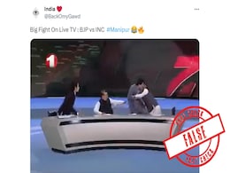 Congress-BJP Fight In Manipur? No, It's A Video Of Afghan TV Panel Clash Congress-BJP Fight In Manipur? No, It's A Video Of Afghan TV Panel Clash
