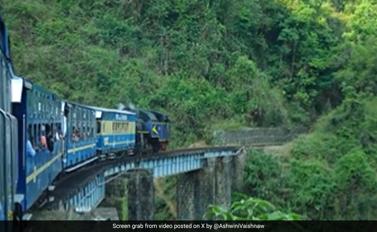 Watch: Minister Gives Tour Of "The Ever Charming" Nilgiri 'Toy Train'