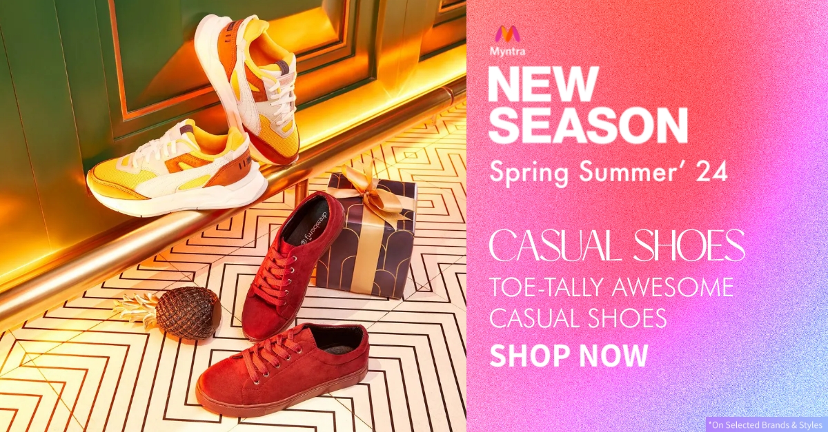 Myntra mens shoes sneaker sales