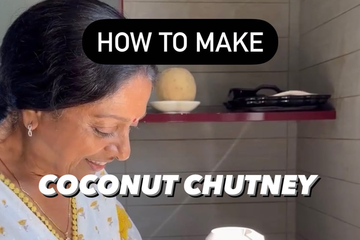 Savour the Delightful Coconut White Chutney with Aruna Mucherla