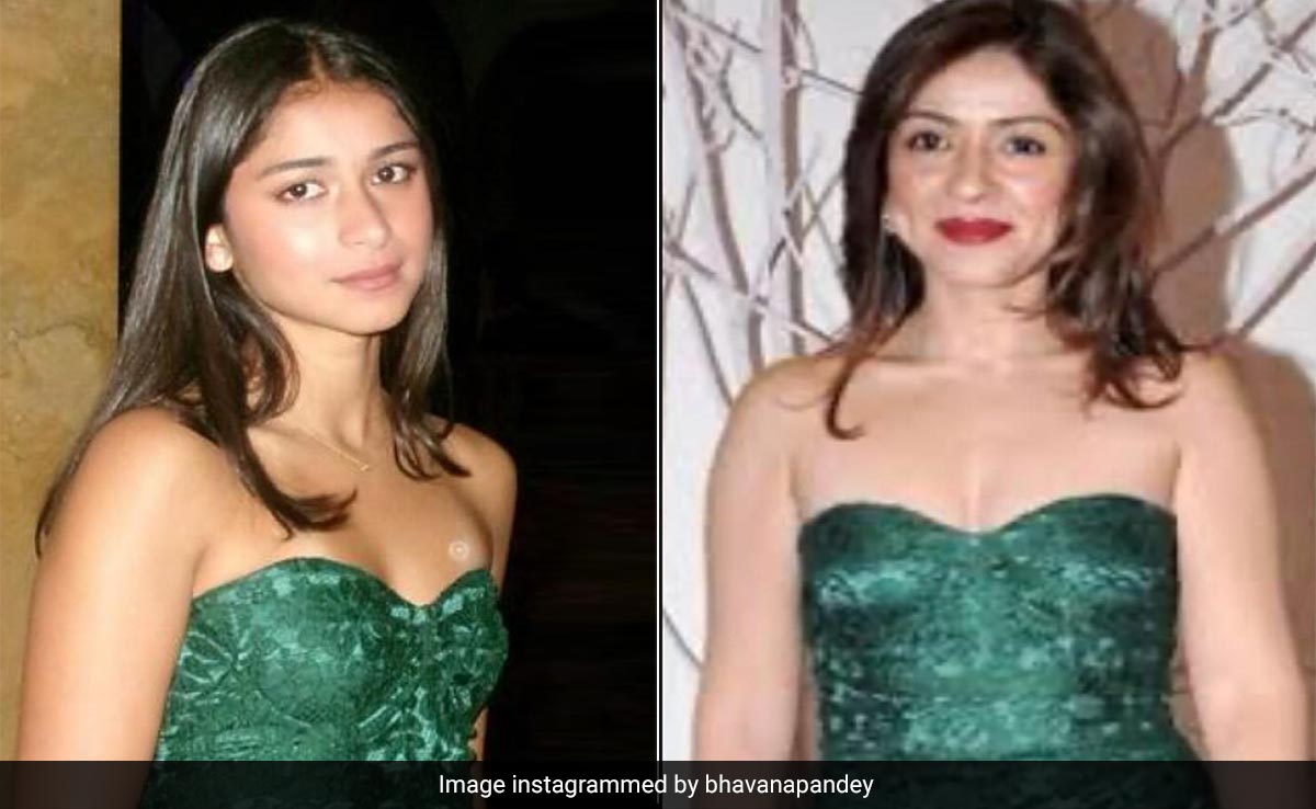 Just Like It Was For Ananya Panday, Bhavana Pandey's Strapless Green Dress Is A Classic For Rysa Panday Too