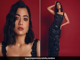 Rashmika Mandanna In A Black Sequin Gown Is Summer Night Style Served With A Side Of Bling Rashmika Mandanna In A Black Sequin Gown Is Summer Night Style Served With A Side Of Bling