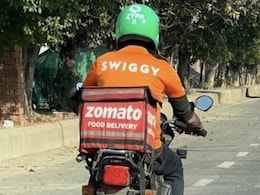 Internet Abuzz Over Food Delivery Agent Carrying Zomato Bag, Wearing Swiggy Shirt And Zypp Helmet