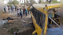 हरियाणामध्ये शाळेची बस उलटून भीषण अपघात! 6 मुलांचा मृत्यू, अनेकजण जखमी