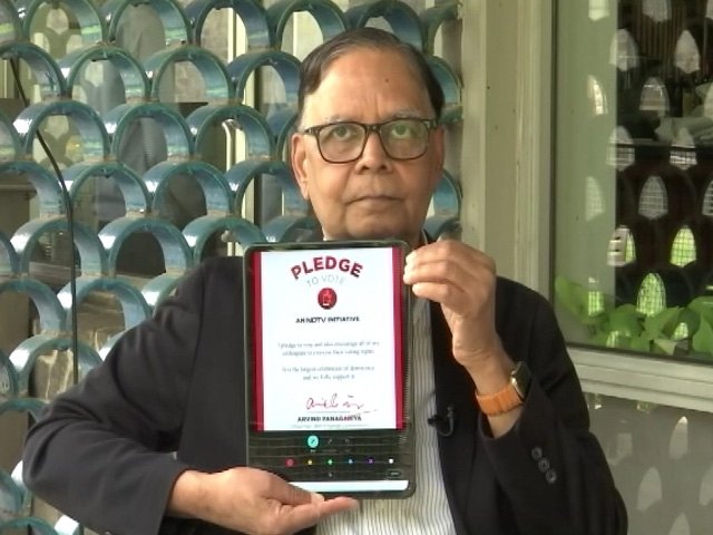 It's Our Right To Choose Our Leaders: Arvind Panagariya