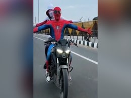 "Spiderman, Spiderwoman" Went For A Bike Ride. Cops Arrested Them "Spiderman, Spiderwoman" Went For A Bike Ride. Cops Arrested Them