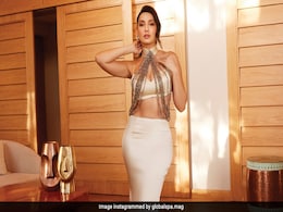Nora Fatehi's Cover Style In An Embellished White Skirt Set Has Glamorous Written All Over It Nora Fatehi's Cover Style In An Embellished White Skirt Set Has Glamorous Written All Over It