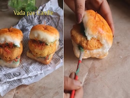 Viral Video: This Vada Pav Candle Looks So Realistic That People Want To Eat It Viral Video: This Vada Pav Candle Looks So Realistic That People Want To Eat It