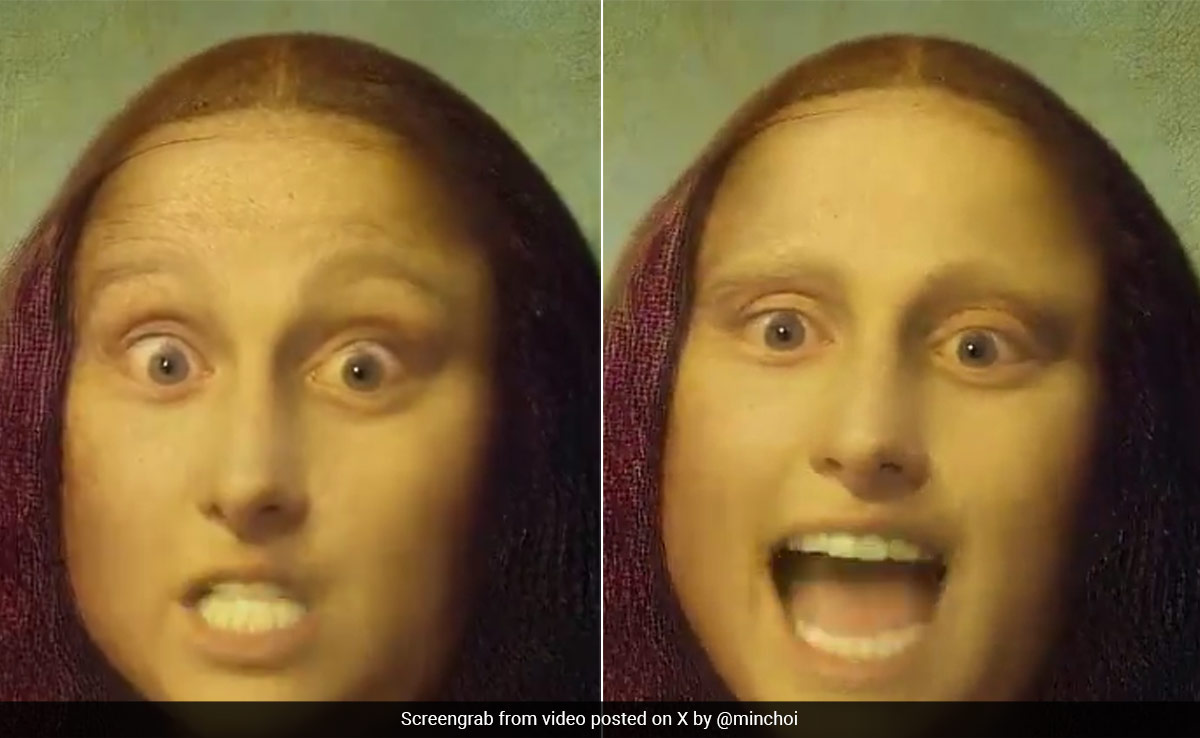 Viral Video: Microsoft's New AI App Makes Mona Lisa Sing, Internet Calls It ''Crazy''