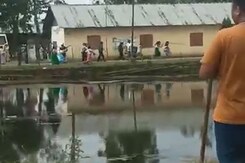 On Video, Deafening Sounds Of Gunfire Exchange Near Manipur Polling Booth On Video, Deafening Sounds Of Gunfire Exchange Near Manipur Polling Booth