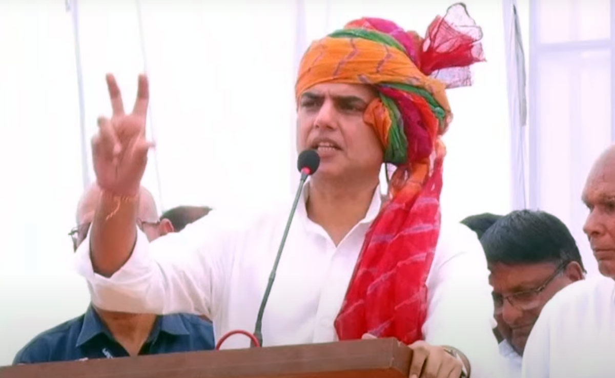 'BJP ने मंदिर-मस्जिद, हिन्दू-मुस्लिम का टेप रिकॉर्डर ऑन कर रखा है, रोज़गार की कोई बात नहीं', सीकर में बोले पायलट