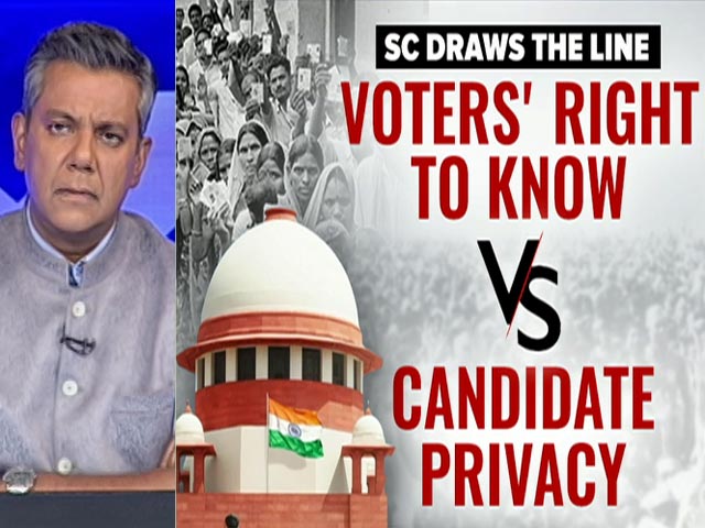 Voters' Right To Know Vs Candidate Privacy