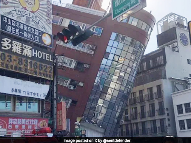 1 Dead, 60 Injured As "Strongest Earthquake In 25 Years" Hits Taiwan