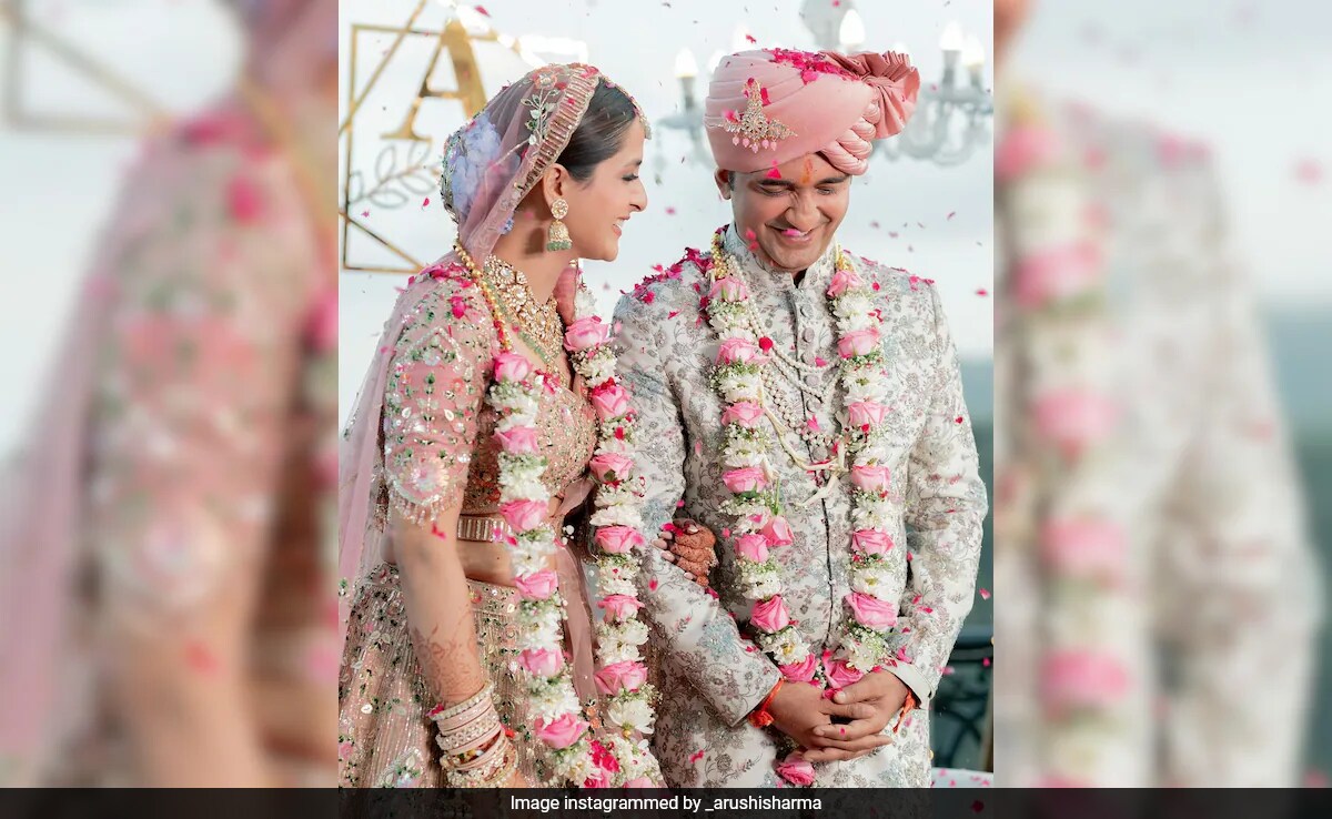 A Roundup Of <i>Love Aaj Kal 2</i> Actress Arushi Sharma And Casting Director Vaibhav Vishant's Wedding Album