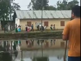 On Video, Deafening Sounds Of Gunfire Exchange Near Manipur Polling Booth On Video, Deafening Sounds Of Gunfire Exchange Near Manipur Polling Booth