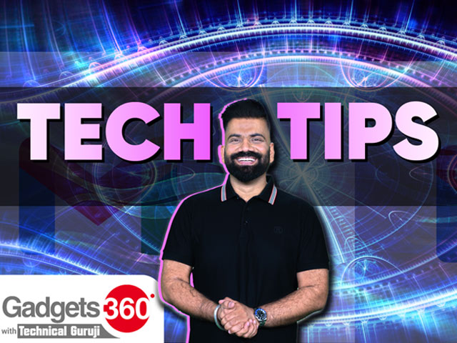 Gadgets 360 With Technical Guruji: इस हफ्ते की खास Tech Tip [April 13, 2024]
