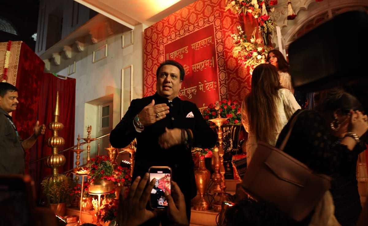 Govinda Attends Niece Arti Singh's Wedding Amid Feud With Her Brother Krushna Abhishek