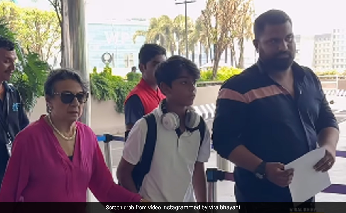 नानी तनुजा का हाथ थामे दिखे अजय देवगन के बेटे युग, वीडियो देख फैंस बोले- हम तो अभी से फैन हो गए