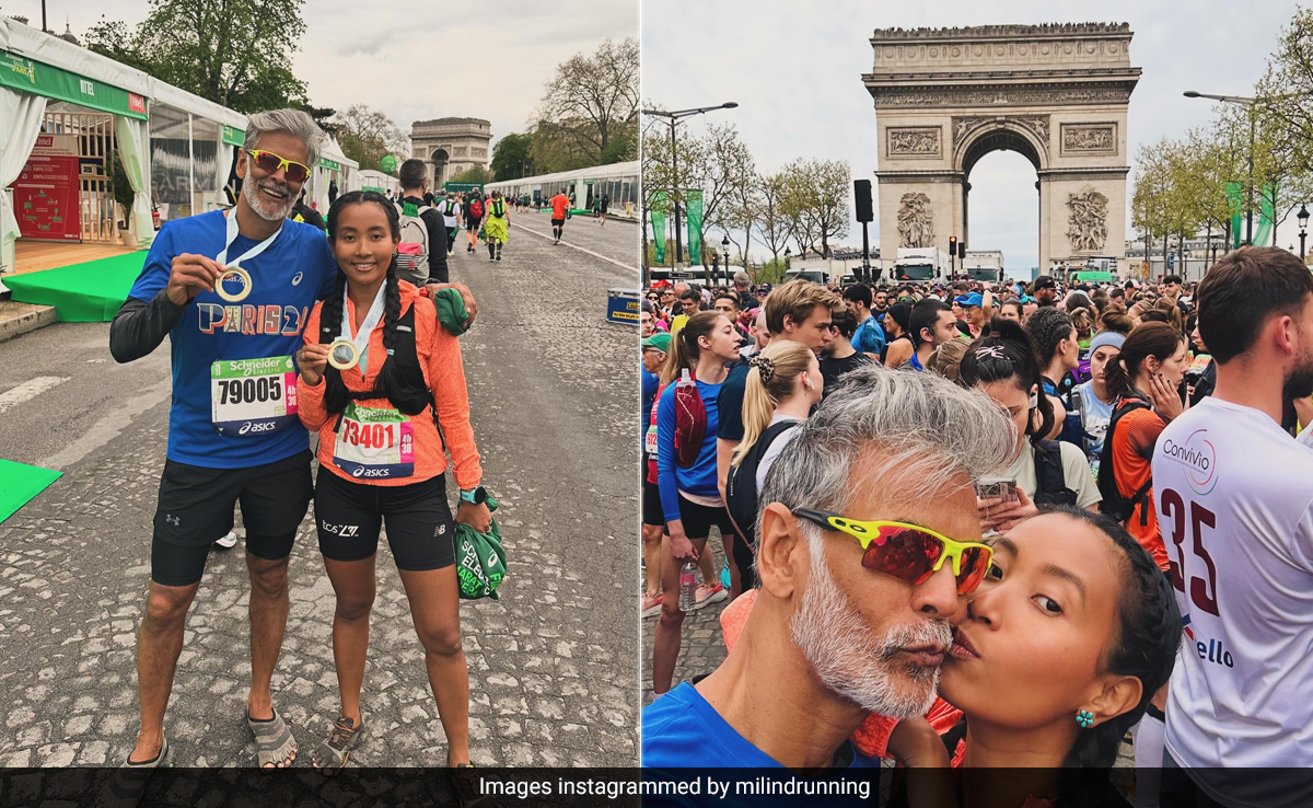Milind Soman And Ankita Konwar's Kind Of Couple Goals Involves Going To Paris To Run A Marathon Together