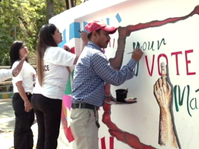 Election Commission's Special Campaign: Murals With A Message