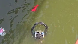 Watch: Divers Retrieve Pistol From River In Salman Khan House Firing Case