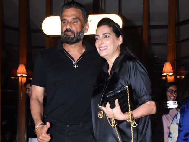 Suniel Shetty And Wife Mana Shetty's Date Night