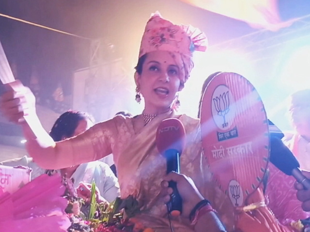 "Saffron Wave Now, Saffron Wave Will Continue": BJP's Kangana Ranaut