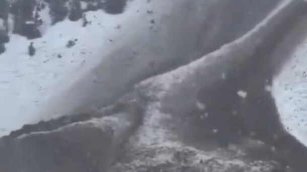 Watch: Avalanche, Landslide In Kashmir After Heavy Rain, Snowfall