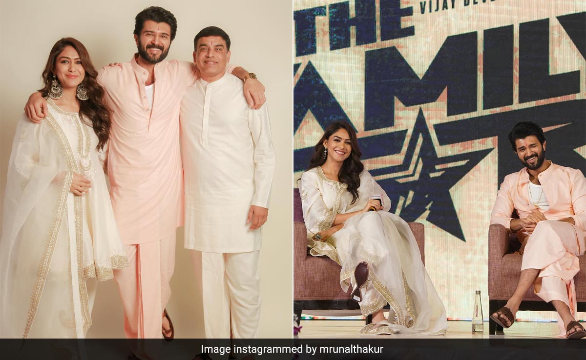 Mrunal Thakur And Vijay Deverakonda Weave A Beautiful Ethnic Dream In Chic Pastel Outfits