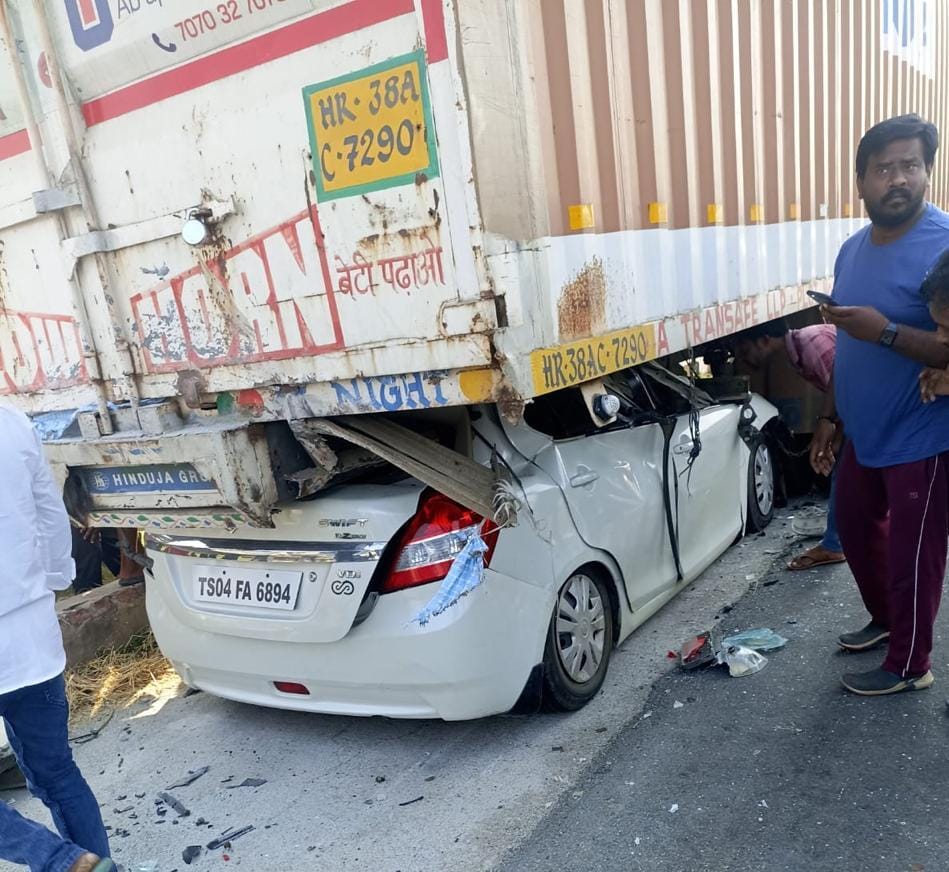 Video: Car Rams Parked Truck On Highway, Gets Stuck Under, Couple Dies