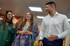 Lok Sabha Polls 2024: Hema Malini's Daughters Isha, Ahana Visit Mathura To Campaign For Her Lok Sabha Polls 2024: Hema Malini's Daughters Isha, Ahana Visit Mathura To Campaign For Her