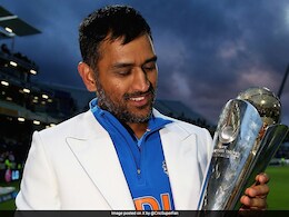 "Champions Trophy Not A Real Trophy": England Great On MS Dhoni's Last ICC Title