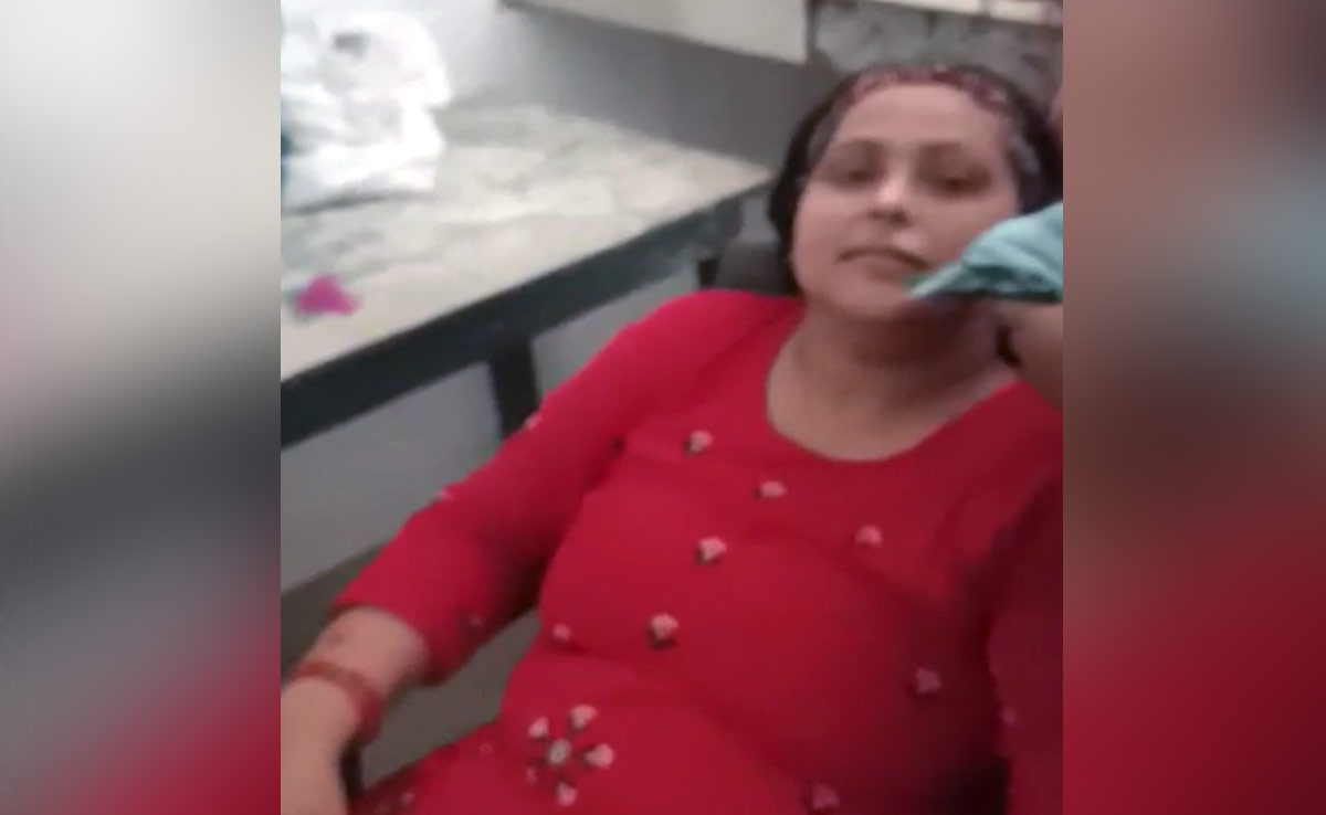Video: Principal Gets Facial Done In School, Bites Teacher Who Caught Her
