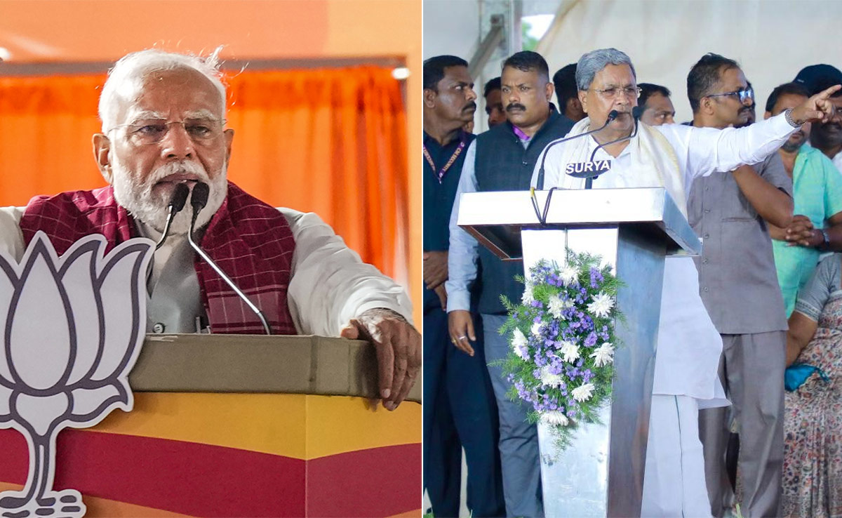 PM Says Congress Turned "Tech City Into Tanker City", Siddaramaiah Replies